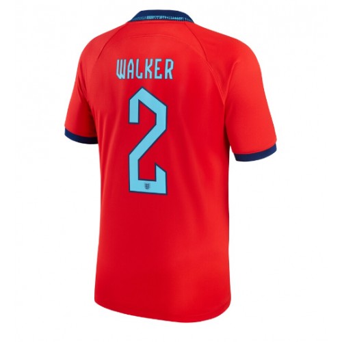 Engleska Kyle Walker #2 Gostujuci Dres SP 2022 Kratak Rukav